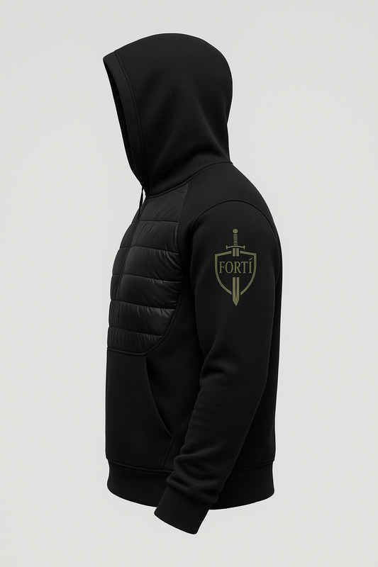 FORTÍTUDO Puffer Hybrid Hoodie – “Still Standing” Edition